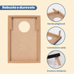 WOODENFUN igra metanja vrečk v tarčo z 2 ploščama in 8 vrečkami - slika 4