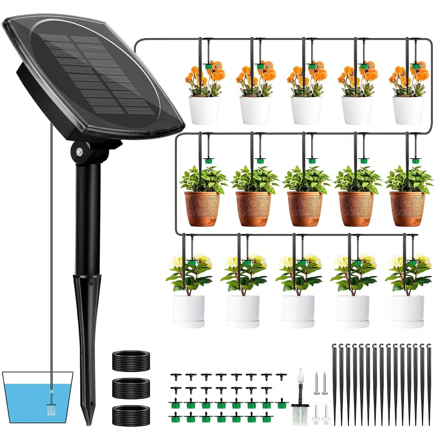 71MPu4D8ejL._SL1500 Dekofun Solarni Sistem za Kapljično Namakanje 15 m - slika 1