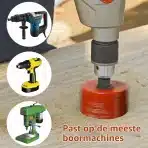 FASTDEPLE Kronska Žaga HSS M42 200 mm z Vrtalnim Svedrom - slika 4