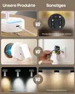 2x GOODEA Brezžična LED Stenska Svetilka z Daljinskim Upravljalnikom - slika 2