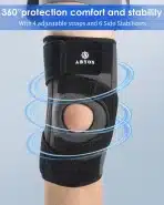 ABYON opornica za koleno s trojnimi stabilizatorji XL - slika 3