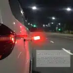2x LED opozorilna luč za avtomobil s 3 načini delovanja - slika 4
