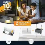 8x GIGALUMI solarna LED svetilka za stopnice in ograje - slika 5