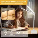 LED namizna svetilka z dvojno roko in brezžičnim polnjenjem 10 W - slika 5