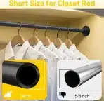 ABtool raztegljiva palica za obešanje oblačil 76–234 cm - slika 2