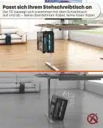 PUTORSEN nosilec za računalnik pod pisalno mizo do 20 kg - slika 6
