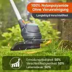8x Nadomestne Tuljave in Pokrovčki za Kosilnico Bosch EasyGrassCut - slika 5