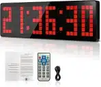 Manoive digitalna LED ura in športni časovnik 32 cm - slika 4