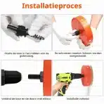 FASTDEPLE Kronska Žaga HSS M42 200 mm z Vrtalnim Svedrom - slika 6