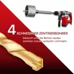 Hsawbit SDS-Max Podaljšek za Vrtalne Krone 410 mm M22 - slika 3