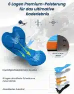 Nepest Moške Kolesarske Podhlače s 4D Podlogo S - slika 3