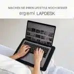 Ergomi podloga za prenosnik z blazino 37 × 26,5 cm - slika 4