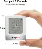 3x TempPro digitalni termometer in higrometer za notranje prostore - slika 6