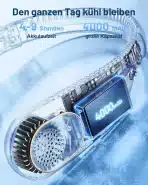 SWEETFULL prenosni vratni ventilator 4000 mAh s 3 hitrostmi - slika 4