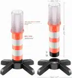 2x LED opozorilna luč za avtomobil s 3 načini delovanja - slika 2