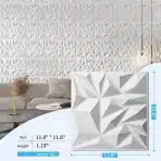 33x Art3d dekorativni 3D stenski paneli 30 × 30 cm - slika 3