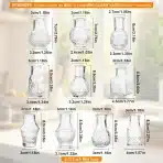 20x Zyluniy Mini Steklene Vaze za Dekoracijo - slika 2