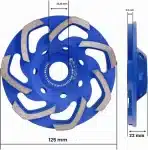 Diment Power Diamantna Brusna Plošča 125 mm - slika 2