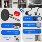 4x ULIBERMAGNET Dvojni Magnetni Kavlji Ø 66 mm - slika 2