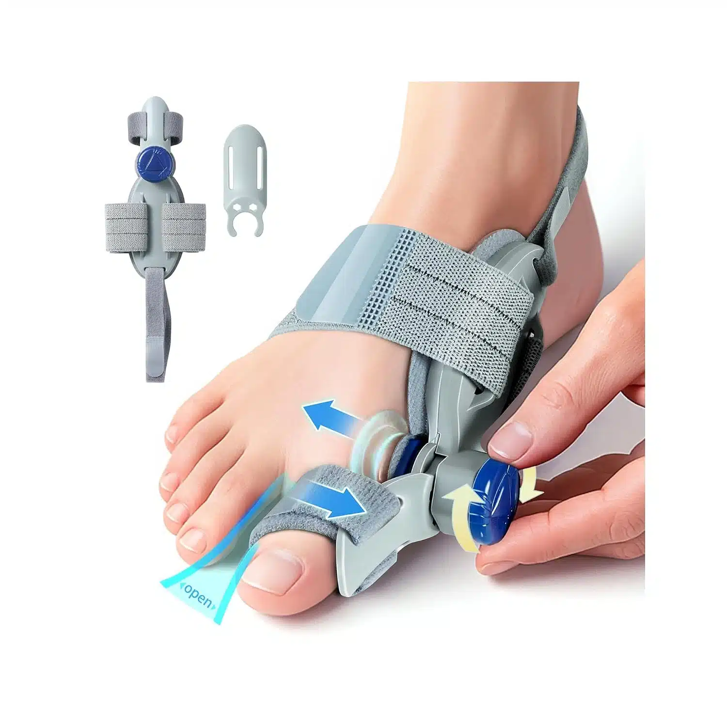 71s7Zc0lnlL._SL1500 HEMEXS Nastavljiva Opornica za Hallux Valgus - slika 1
