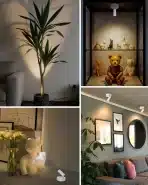 2x GOODEA Brezžična LED Stenska Svetilka z Daljinskim Upravljalnikom - slika 6