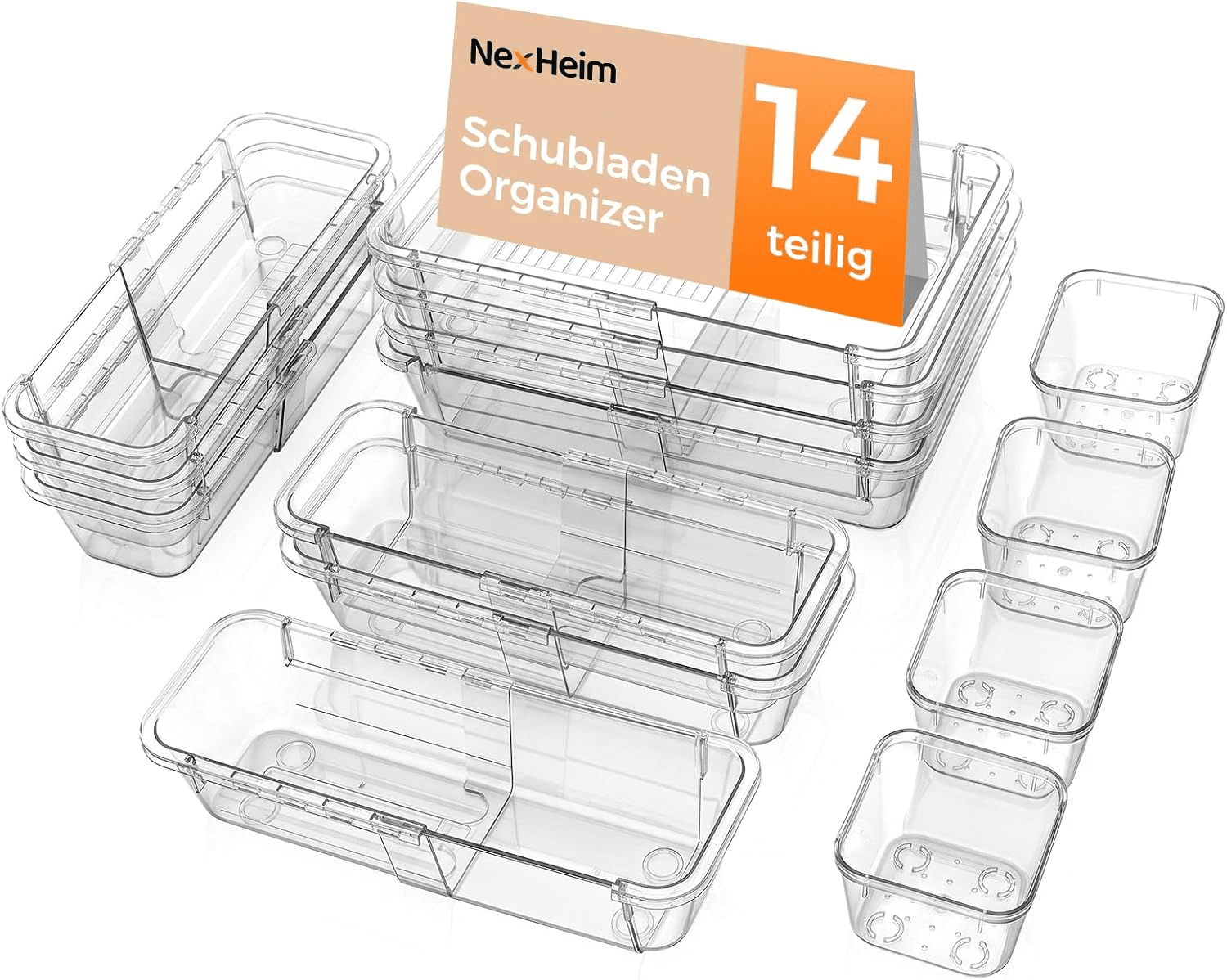 71sZUy3PKNL._AC_SL1500 14x NexHeim raztegljiv organizator za predale v 3 velikostih - slika 1