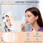 Auxmir LED Kozmetično Ogledalo 1x/30x - slika 5
