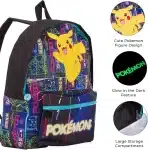 Pokémon Pikachu Otroški Šolski Nahrbtnik Glow in the Dark - slika 3