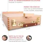34x Zenacolor slikarski set z akrilnimi barvami in lesenim stojalom - slika 3