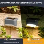 8x GIGALUMI solarna LED svetilka za stopnice in ograje - slika 2