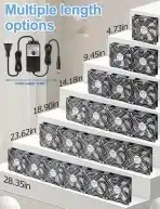 6x Wathai ventilator za hlajenje 120 mm z regulatorjem hitrosti - slika 6
