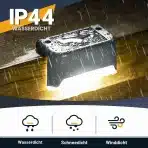 8x GIGALUMI solarna LED svetilka za stopnice in ograje - slika 4