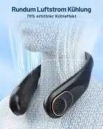 SWEETFULL prenosni vratni ventilator 4000 mAh s 3 hitrostmi - slika 3