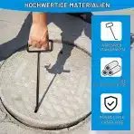 2x DBREAKS Kavlja za Dvigovanje Pokrovov Jaškov 40 cm - slika 5