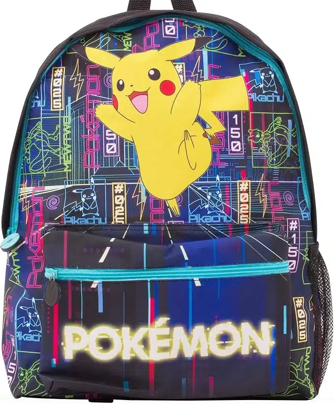 81kiQiTOBOL._AC_SX679 (1) Pokémon Pikachu Otroški Šolski Nahrbtnik Glow in the Dark - slika 1