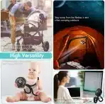 Winique prenosni USB ventilator z gibljivim stojalom in 3 hitrostmi - slika 2