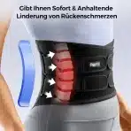 FREETOO Ledveni Podporni Pas za Hrbet XXL - slika 3